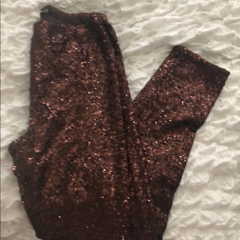 Sequin pants